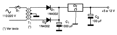 Diagrama elétrico da fonte. Diagrama elétrico da fonte.