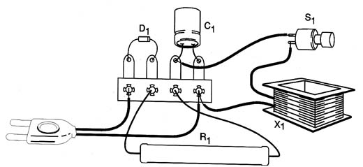 O magnetizador numa ponte de terminais O magnetizador numa ponte de terminais