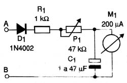 Diagrama do VU-METER SIMPLES Diagrama do VU-METER SIMPLES