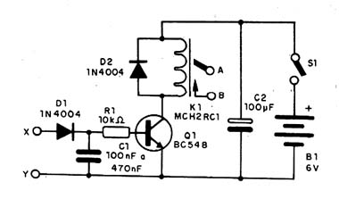 Figura 1 - Diagrama da chave de áudio.
