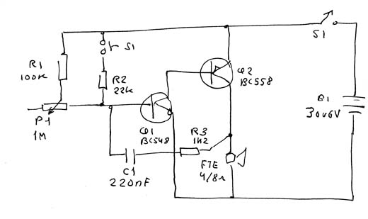 Figura 1 - Diagrama da moto-buzina.
Figura 1 - Diagrama da moto-buzina.