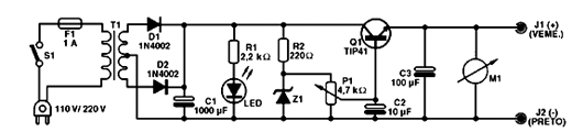 Figura 1 - Diagrama completo da fonte.
