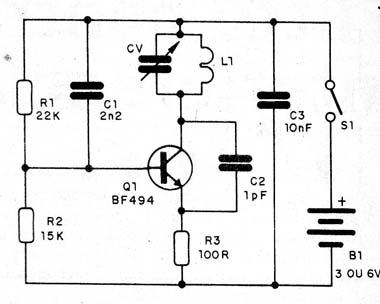 Figura 1 - Diagrama do oscilador
Figura 1 - Diagrama do oscilador