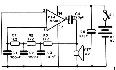 Figura 1 - Diagrama do oscilador
Figura 1 - Diagrama do oscilador