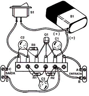 Figura 2- Montagem numa ponte de terminais 