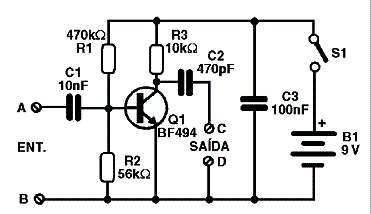 Figura 1 - Diagrama completo do amplificador Figura 1 - Diagrama completo do amplificador