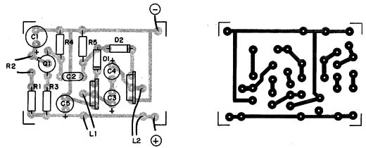 Figura 2 – Placa de circuito impresso para a montagem
Figura 2 – Placa de circuito impresso para a montagem
