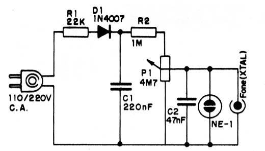 Figura 1 – Diagrama completo do detector
Figura 1 – Diagrama completo do detector