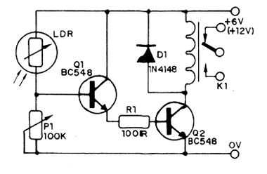 Figura 1 – diagrama do relé de luz
Figura 1 – diagrama do relé de luz
