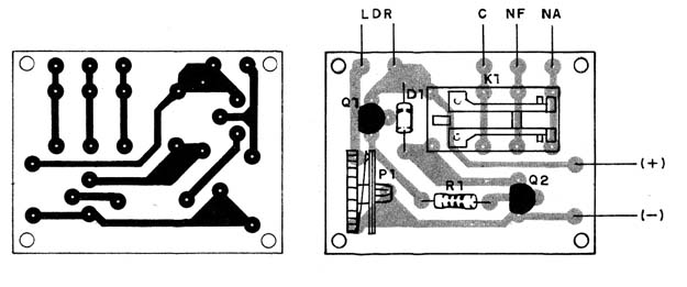 Figura 2 – Placa de circuito para a montagem
Figura 2 – Placa de circuito para a montagem