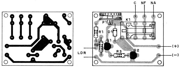Figura 2 – Placa de circuito impresso para a montagem
Figura 2 – Placa de circuito impresso para a montagem