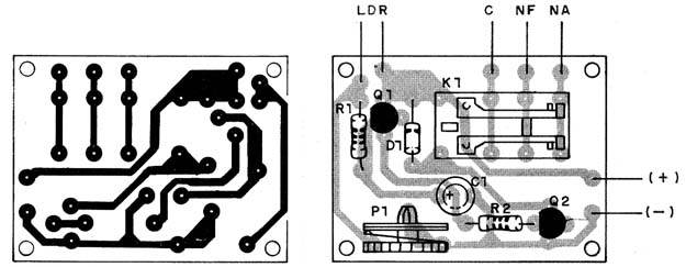 Figura 2 – Placa de circuito impresso para a montagem
