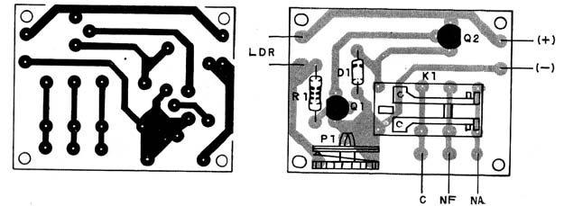 Figura 2 – Placa de circuito impresso para a montagem
Figura 2 – Placa de circuito impresso para a montagem