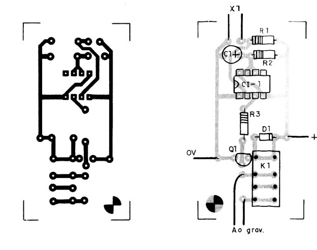 Figura 2 – Placa de circuito impresso para a montagem
Figura 2 – Placa de circuito impresso para a montagem