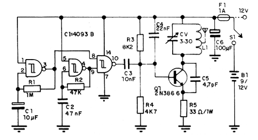 Figura 1 – Diagrama completo do transmissor
Figura 1 – Diagrama completo do transmissor