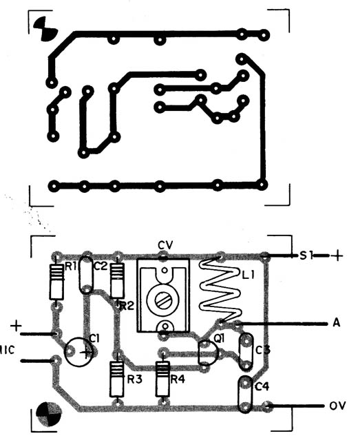 Figura 2 – Placa de circuito impresso para a montagem
Figura 2 – Placa de circuito impresso para a montagem