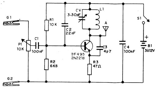 Figura 1 – Diagrama do Transmissor de FM para sinais externos
Figura 1 – Diagrama do Transmissor de FM para sinais externos