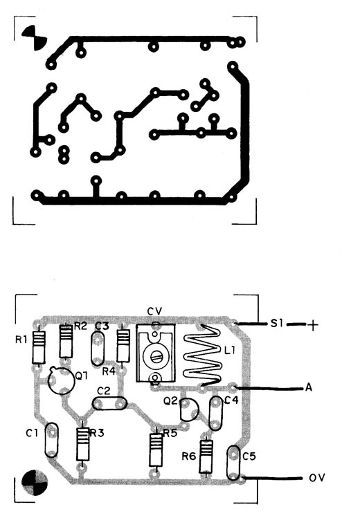 Figura 2 – Placa de circuito impresso para a montagem
Figura 2 – Placa de circuito impresso para a montagem