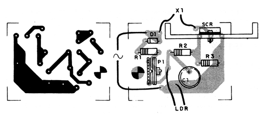 Figura 2 – Placa de circuito impresso para a montagem
