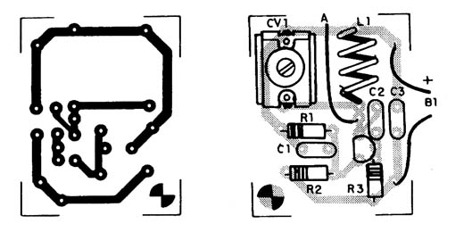   Figura 2 – Placa de circuito impresso para a montagem
