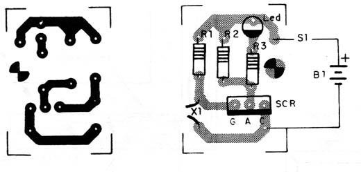 Figura 2- Montagem em placa de circuito impresso
Figura 2- Montagem em placa de circuito impresso