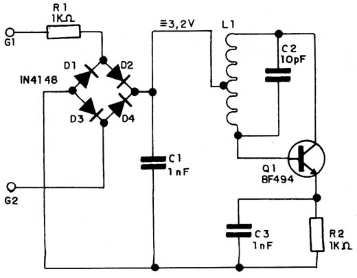 Figura 1 – Diagrama do transmissor telefônico
Figura 1 – Diagrama do transmissor telefônico