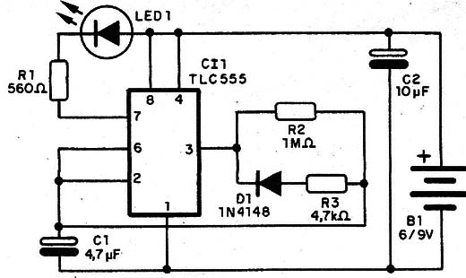 Figura 1 – Diagrama do pulsador
Figura 1 – Diagrama do pulsador