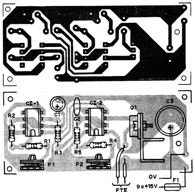 Figura 2 – Placa para a montagem
Figura 2 – Placa para a montagem