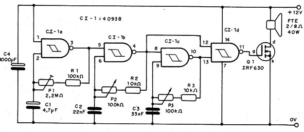 Figura 1 – Diagrama da sirene
Figura 1 – Diagrama da sirene