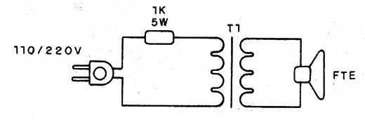    Figura 1 – Circuito para conversão de energia
