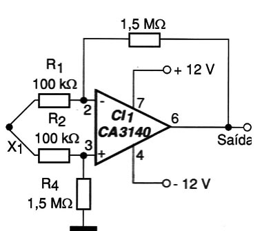 Figura 1 – Diagrama do amplificador
Figura 1 – Diagrama do amplificador