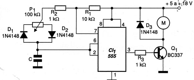 Figura 1 – O circuito do controle com ciclo ativo
Figura 1 – O circuito do controle com ciclo ativo