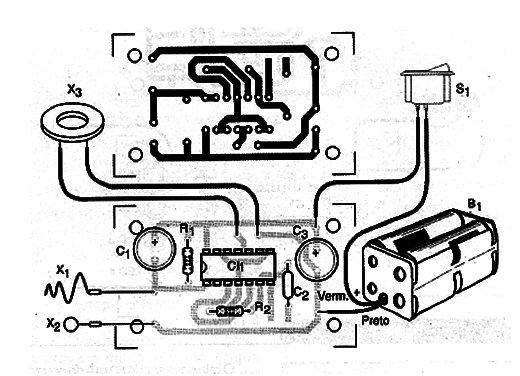 Figura 2 – Placa para a montagem
