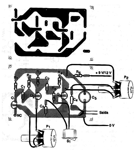 Figura 2 – Placa para a montagem
Figura 2 – Placa para a montagem