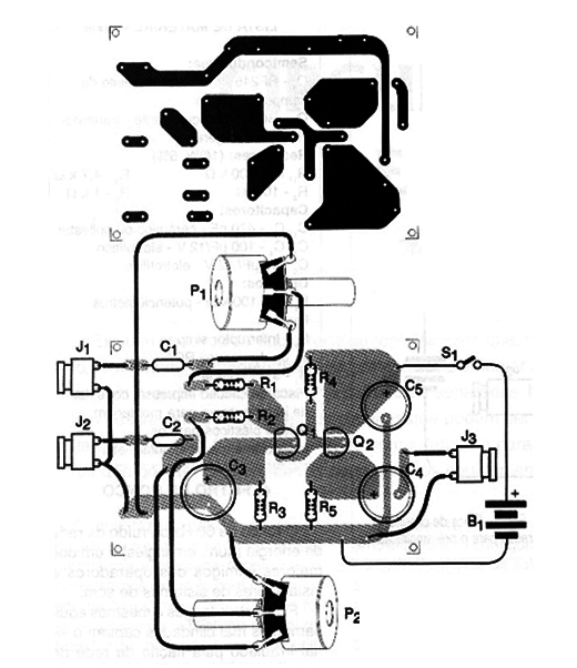 Figura 2 – Placa de circuito impresso para a montagem
Figura 2 – Placa de circuito impresso para a montagem