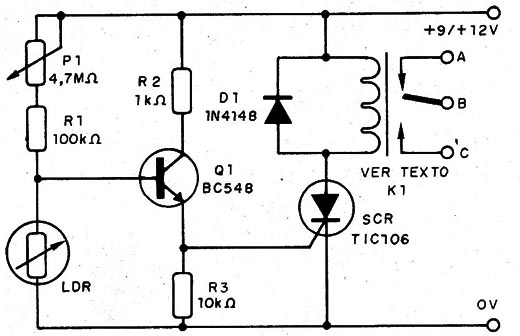    Figura 1 – Circuito completo do alarme
