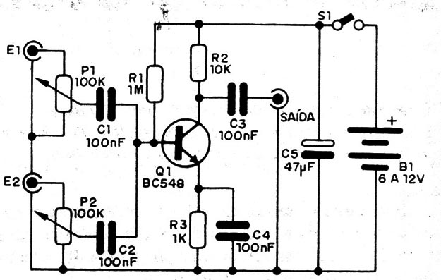 Figura 1 – Diagrama do mixer
Figura 1 – Diagrama do mixer