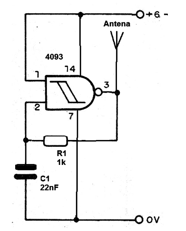   Figura 1 – Diagrama do micro-transmissor
