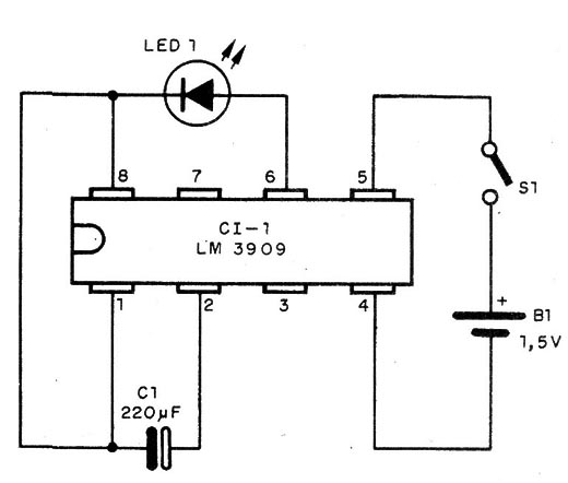    Figura 1 – Diagrama do flasher
