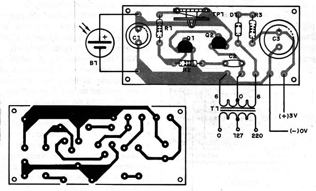 Figura 2 – Placa para a montagem
Figura 2 – Placa para a montagem