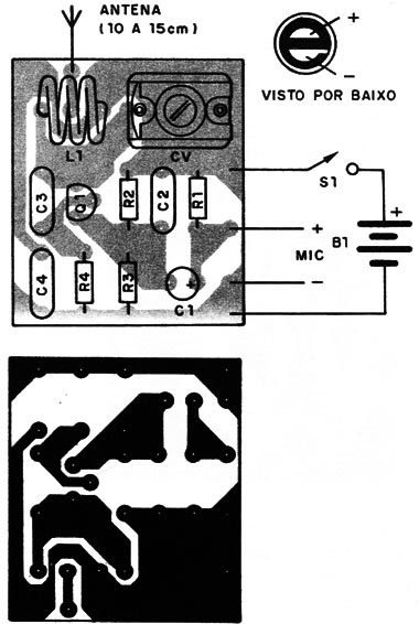 Figura 2 – Placa para a montagem
Figura 2 – Placa para a montagem