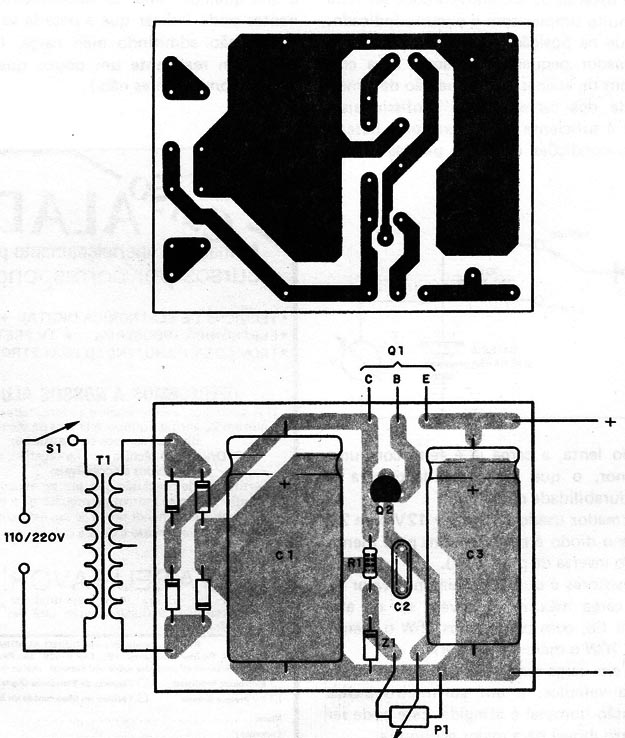 Figura 2 – Placa para a montagem
Figura 2 – Placa para a montagem