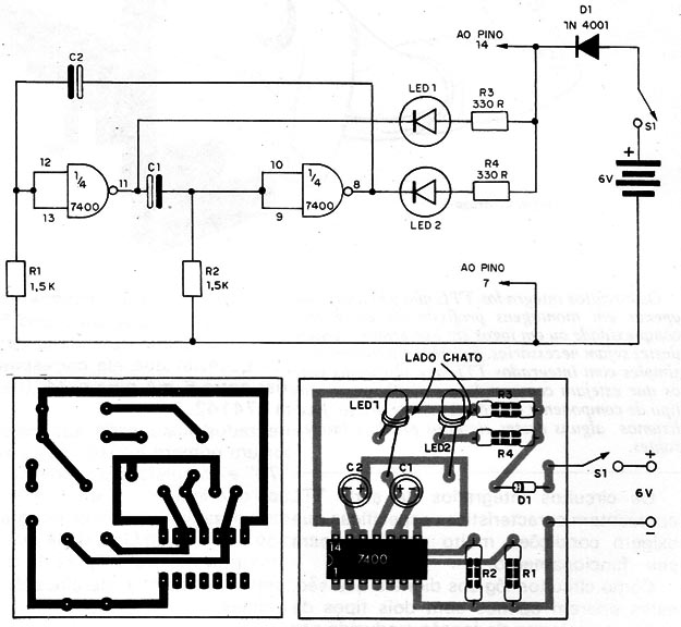Figura 1 – Diagrama e placa
Figura 1 – Diagrama e placa