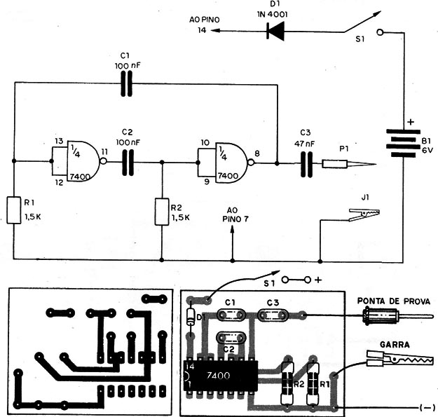 Figura 1 – Diagrama e placa
