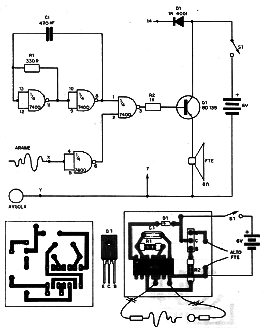 Figura 1 – Diagrama e placa
