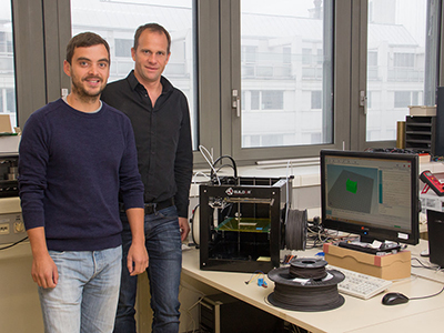 Christian Huber e Dieter Süss, criadores do processo (Foto: Universidade de Viena)
