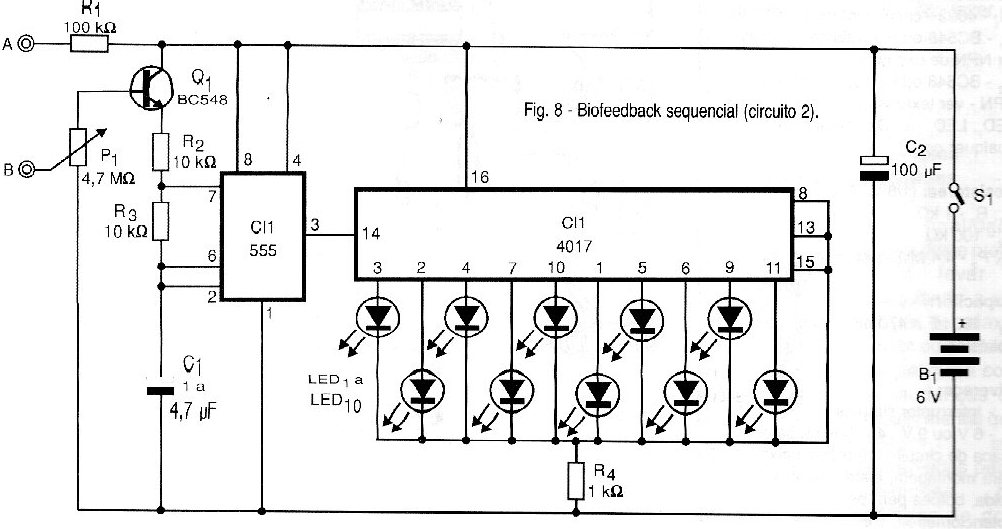 Biofeedback sequencial (circuito 2)
