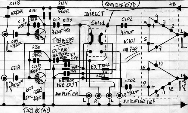 Diagrama do setor com defeito feito pelo autor.
Diagrama do setor com defeito feito pelo autor.