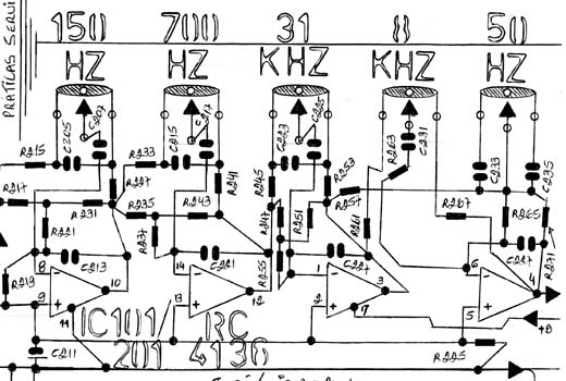 Diagrama do setor com defeito feito pelo autor. 