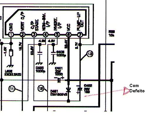 Diagrama do setor do aparelho fornecido pelo autor.
Diagrama do setor do aparelho fornecido pelo autor.